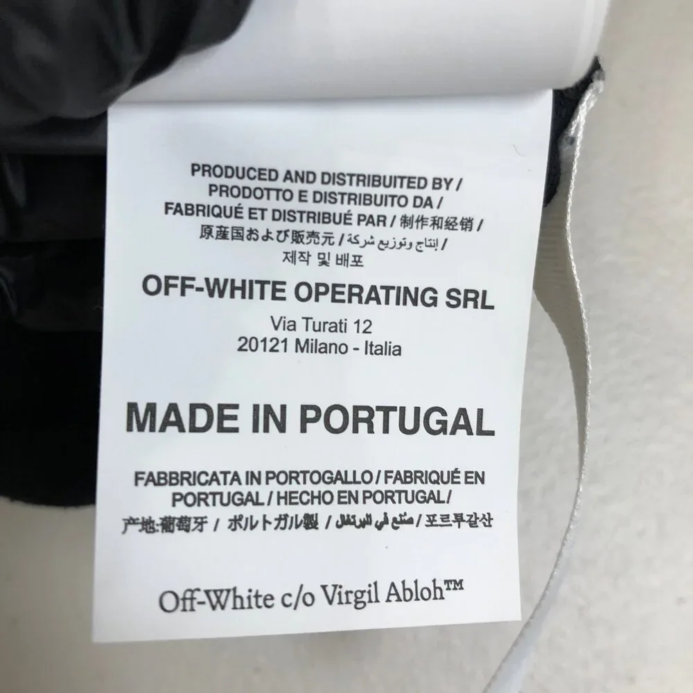 Off-White Graphic Long-Sleeve Cotton Tee Black – Size S - Picture 12 of 15